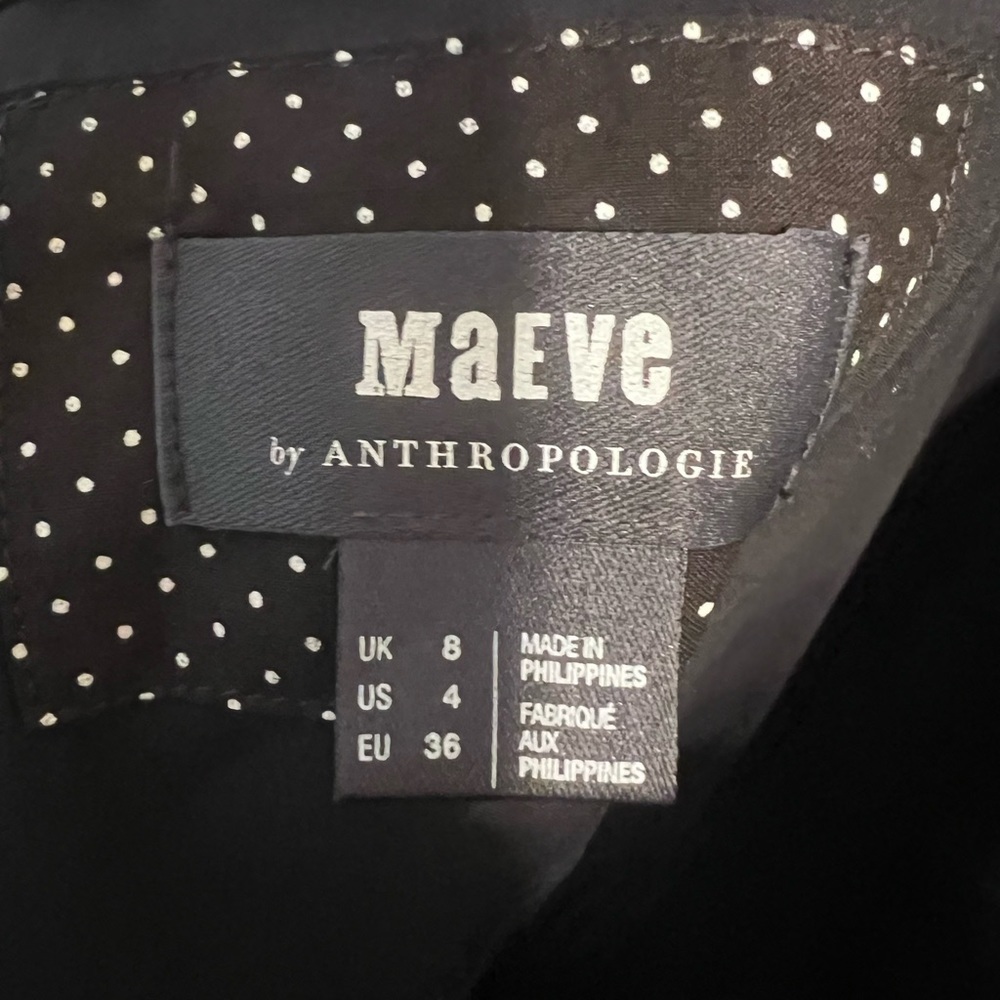 Maeve by Anthropologie Strapless Floral Jacquard Midi Dress Size 4 - Picture 8 of 8